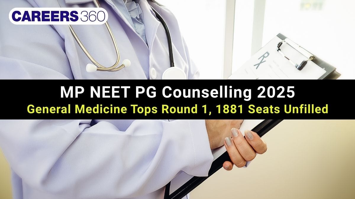 MP NEET PG 2025: General Medicine Tops Round 1, 1881 Seats Vacant